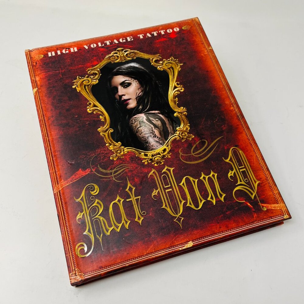 HC 1st SIGNED Kat Von D "High Voltage Tattoo" [2009] LA Ink
